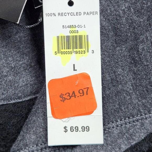 Banana Republic Hoodie Mens Large Ultrawarm Sherpa Fleece Pullover Performance - Picture 12 of 16